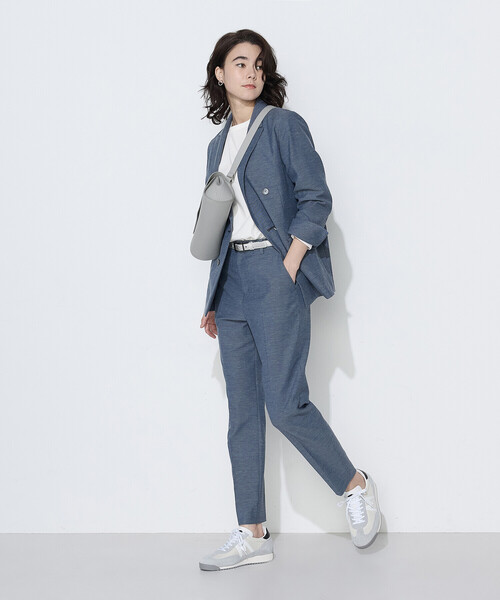 COMME CA(コムサ)の「ドライオックス ジャケット(テーラードジャケット・レディース・キナリ/ブルー・7号/9号/11号)」の11枚目の写真