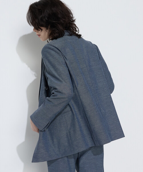 COMME CA(コムサ)の「ドライオックス ジャケット(テーラードジャケット・レディース・キナリ/ブルー・7号/9号/11号)」の16枚目の写真