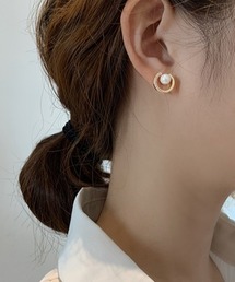 パールジルコンピアス
