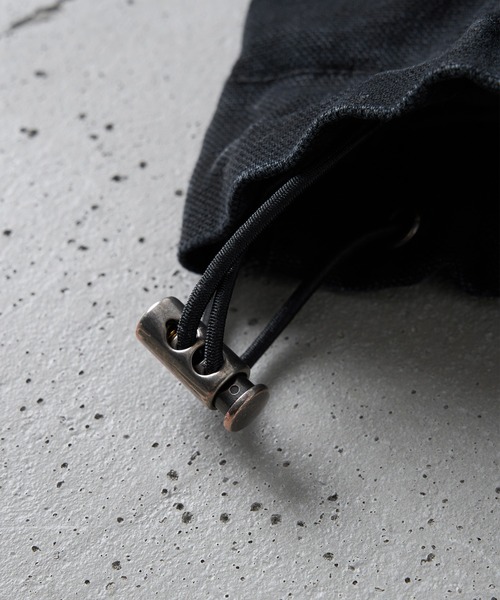 kutir（クティール）の「VINTAGELIKE DRAWCODE FIREMAN DUCK SHORT BLOUSON／ヴィンテージライクドローコードファイヤーマンダックショートブルゾン（ブルゾン・メンズ・パープル/ベージュ/ブラック/カーキ/ボルドー・SMALL/LARGE/MEDIUM/X-LARGE）」の20枚目の写真