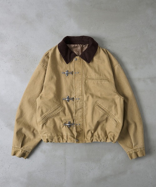 8周年限定アイテム】VINTAGELIKE DRAWCODE FIREMAN DUCK SHORT BLOUSON