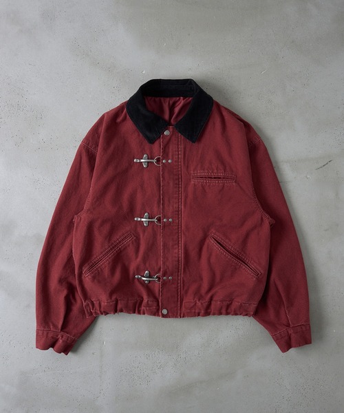 セール】VINTAGELIKE DRAWCODE FIREMAN DUCK SHORT BLOUSON