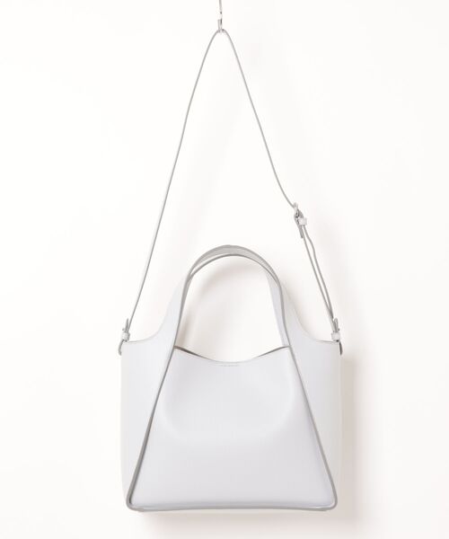 STELLA McCARTNEY（ステラマッカートニー）の「Logo Crossbody Tote Bag / ロゴ クロスボディ トートバッグ（トートバッグ・レディース・グレー系その他・ONE SIZE）」の2枚目の写真
