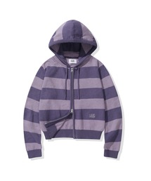codegraphy（コードグラフィー）の「(Women's) Striped Knit Hooded Zip-up CBFSWKC001（パーカー）」