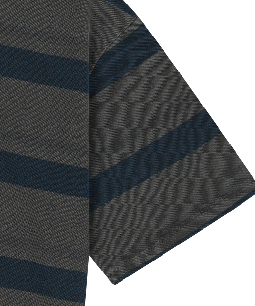 ENDOOR(エンドア)の「Vintage pk stripe 1/2 polo shirt (vtg blue)(シャツ/ブラウス・メンズ・その他・1/2)」の10枚目の写真