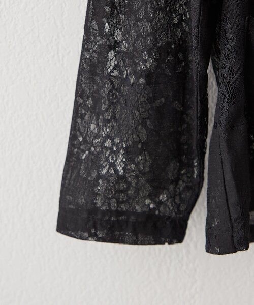 Another Branch olive des olive(アナザーブランチオリーブデオリーブ)の「【nane】フラワーレースシングルテーラードジャケット(テーラードジャケット・レディース・オフホワイト/ブラック・FREE)」の19枚目の写真