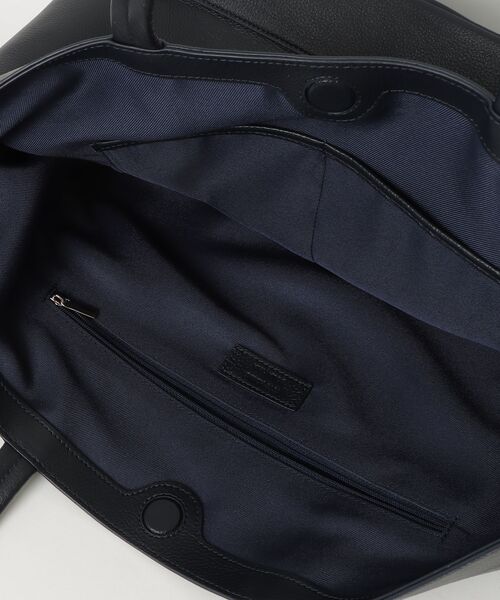 TETE HOMME(テットオム)の「【TETE HOMME × SOLATINA】ダブルネーム牛本革トートバッグ(トートバッグ・メンズ・ネイビー/アイボリー/ブラック/イエロー・FREE)」の6枚目の写真
