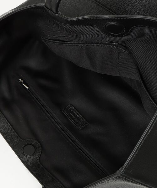 TETE HOMME(テットオム)の「【TETE HOMME × SOLATINA】ダブルネーム牛本革トートバッグ(トートバッグ・メンズ・ネイビー/アイボリー/ブラック/イエロー・FREE)」の7枚目の写真