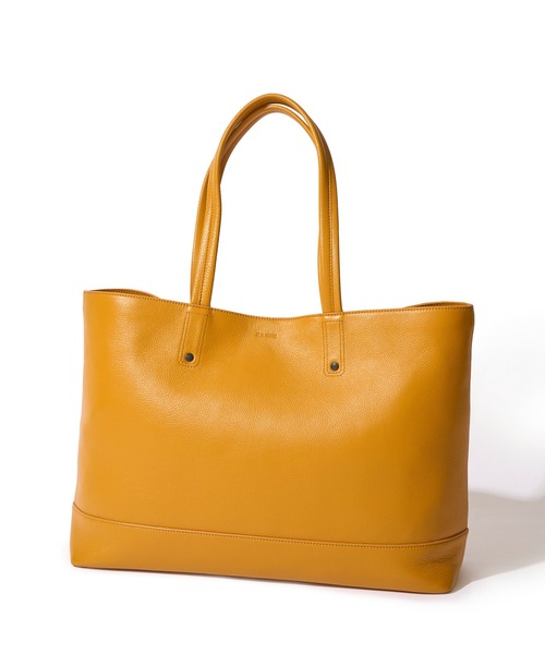 TETE HOMME(テットオム)の「【TETE HOMME × SOLATINA】ダブルネーム牛本革トートバッグ(トートバッグ・メンズ・ネイビー/アイボリー/ブラック/イエロー・FREE)」の12枚目の写真