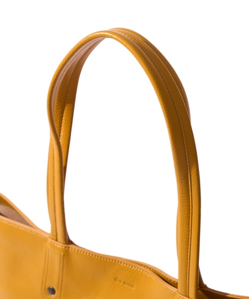 TETE HOMME(テットオム)の「【TETE HOMME × SOLATINA】ダブルネーム牛本革トートバッグ(トートバッグ・メンズ・ネイビー/アイボリー/ブラック/イエロー・FREE)」の14枚目の写真