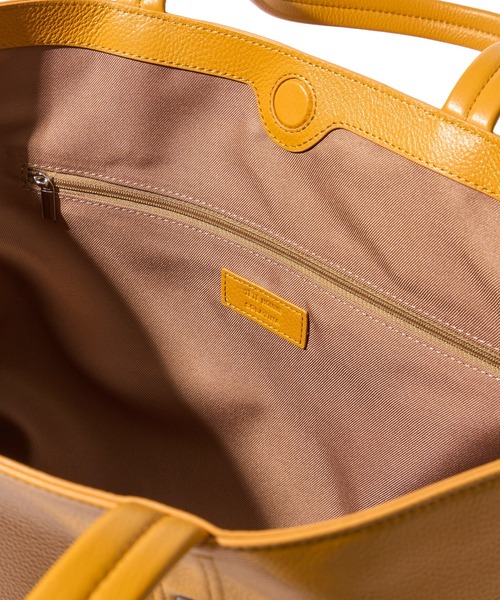 TETE HOMME(テットオム)の「【TETE HOMME × SOLATINA】ダブルネーム牛本革トートバッグ(トートバッグ・メンズ・ネイビー/アイボリー/ブラック/イエロー・FREE)」の17枚目の写真