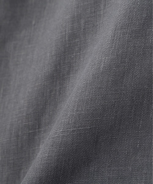 MARGARET HOWELL（マーガレットハウエル）の「SHIRTING LINEN（シャツ/ブラウス・レディース・ターコイズブルー/オフホワイト/チャコール・2/3/1）」の8枚目の写真