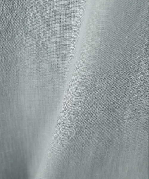 MARGARET HOWELL（マーガレットハウエル）の「SHIRTING LINEN（シャツ/ブラウス・レディース・ターコイズブルー/オフホワイト/チャコール・2/3/1）」の5枚目の写真