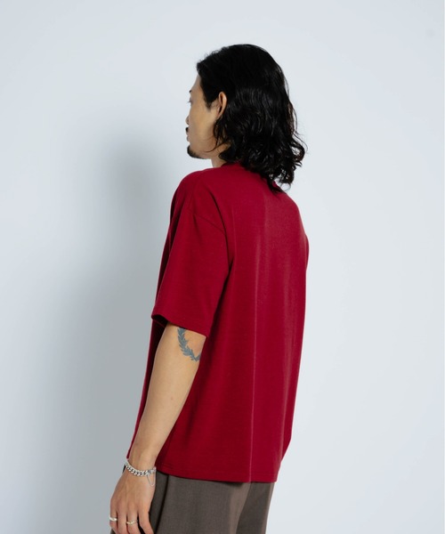 THE BOLDMAN(ザ ボールドマン)の「Henryneck Tee / ヘンリーネックTシャツ(Tシャツ/カットソー・メンズ・バーガンディー/グレー/ブラック・MEDIUM/LARGE)」の21枚目の写真