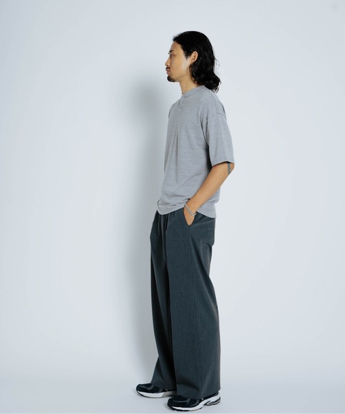 THE BOLDMAN(ザ ボールドマン)の「Henryneck Tee / ヘンリーネックTシャツ(Tシャツ/カットソー・メンズ・バーガンディー/グレー/ブラック・MEDIUM/LARGE)」の14枚目の写真