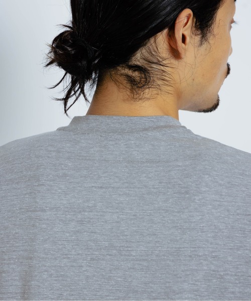 THE BOLDMAN(ザ ボールドマン)の「Henryneck Tee / ヘンリーネックTシャツ(Tシャツ/カットソー・メンズ・バーガンディー/グレー/ブラック・MEDIUM/LARGE)」の18枚目の写真