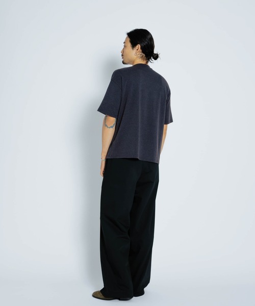 THE BOLDMAN(ザ ボールドマン)の「Henryneck Tee / ヘンリーネックTシャツ(Tシャツ/カットソー・メンズ・バーガンディー/グレー/ブラック・MEDIUM/LARGE)」の8枚目の写真