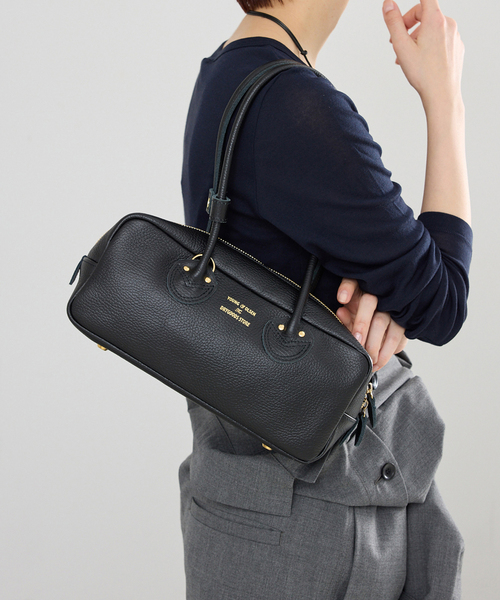 IENA(イエナ)の「《WEB限定/》YOUNG&OLSEN EMBOSSED LEATHER STUDENT S バッグ YO2601-GD005(ボストンバッグ・レディース・ブラック/ブラウン・FREE)」の22枚目の写真