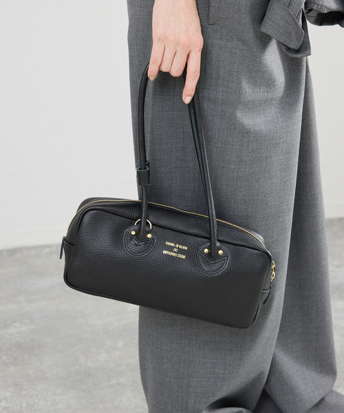 IENA(イエナ)の「《WEB限定/》YOUNG&OLSEN EMBOSSED LEATHER STUDENT S バッグ YO2601-GD005(ボストンバッグ・レディース・ブラック/ブラウン・FREE)」の17枚目の写真