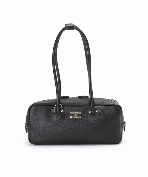 IENA(イエナ)の「《WEB限定/》YOUNG&OLSEN EMBOSSED LEATHER STUDENT S バッグ YO2601-GD005(ボストンバッグ・レディース・ブラック/ブラウン・FREE)」の4枚目の写真