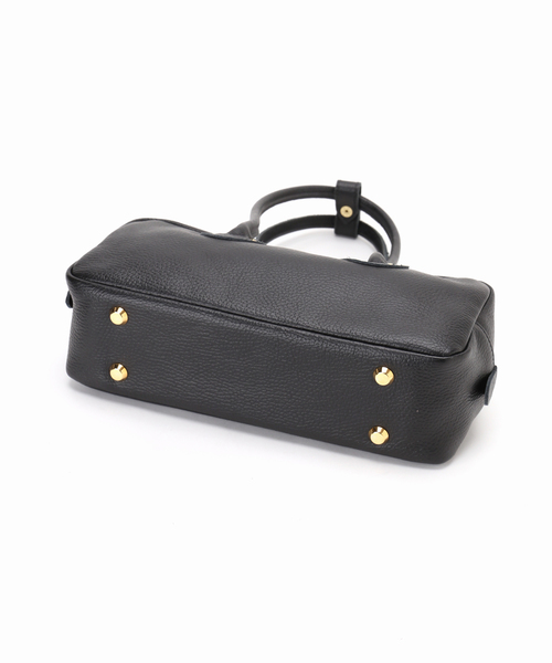 IENA(イエナ)の「《WEB限定/》YOUNG&OLSEN EMBOSSED LEATHER STUDENT S バッグ YO2601-GD005(ボストンバッグ・レディース・ブラック/ブラウン・FREE)」の11枚目の写真