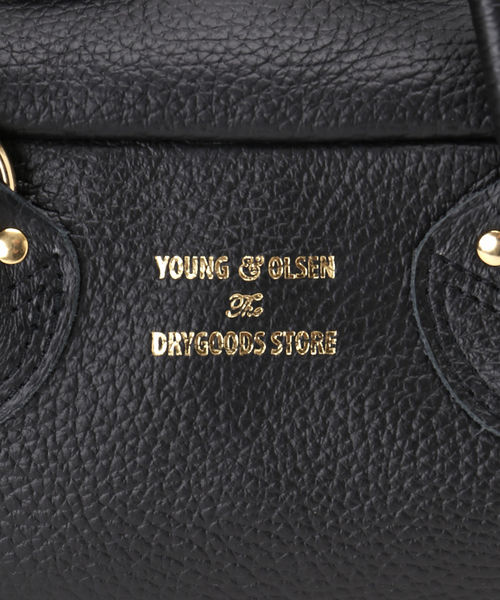 IENA(イエナ)の「《WEB限定/》YOUNG&OLSEN EMBOSSED LEATHER STUDENT S バッグ YO2601-GD005(ボストンバッグ・レディース・ブラック/ブラウン・FREE)」の12枚目の写真