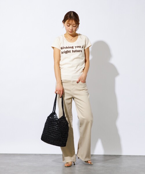 Rouge vif la cle（ルージュヴィフラクレ）の「【Swaraj /スワラージ】手編みのメタリックマクラメ・ショルダーバッグ/キラキラ/（トートバッグ・レディース・ブラック/ゴールド/シルバー・フリー）」の14枚目の写真