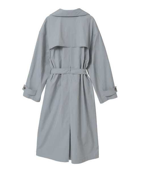 LOGEMENT DE CLAIRE(ロジュモンドクレール)の「シングルトレンチコート(トレンチコート・レディース・ブルー/グレイッシュベージュ/ブラウン・FREE)」の15枚目の写真