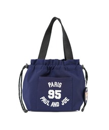 PAUL&JOE（ポールアンドジョー）の「【PAUL & JOE ACCESSOIRES /ポール アンド ジョー アクセソワ 】 95 EMBROIDERY BAG 刺繍チャーム付きミニ巾着バッグ（ショルダーバッグ）」