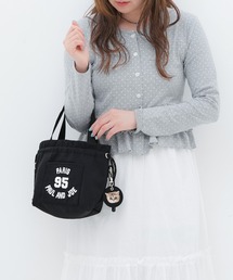 PAUL&JOE（ポールアンドジョー）の「【PAUL & JOE ACCESSOIRES /ポール アンド ジョー アクセソワ 】 95 EMBROIDERY BAG 刺繍チャーム付きミニ巾着バッグ（ショルダーバッグ）」