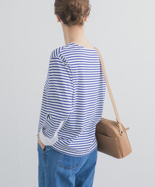 URBAN RESEARCH DOORS（アーバンリサーチドアーズ）の「カフスドッキングボーダープルオーバー（Tシャツ/カットソー・レディース・オフホワイト/ホワイト系その他・FREE）」の7枚目の写真