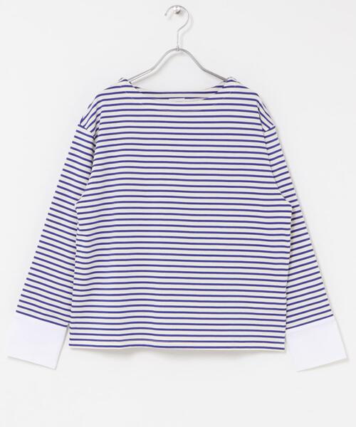 URBAN RESEARCH DOORS（アーバンリサーチドアーズ）の「カフスドッキングボーダープルオーバー（Tシャツ/カットソー・レディース・オフホワイト/ホワイト系その他・FREE）」の13枚目の写真