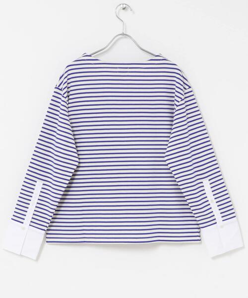 URBAN RESEARCH DOORS（アーバンリサーチドアーズ）の「カフスドッキングボーダープルオーバー（Tシャツ/カットソー・レディース・オフホワイト/ホワイト系その他・FREE）」の15枚目の写真