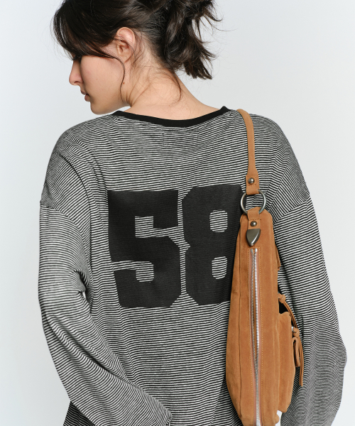 SUNBURNPROJECT(サンバーンプロジェクト)の「58 EASY LONG SLEEVE TOP, BLACK(Tシャツ/カットソー・レディース・その他・FREE)」の1枚目の写真