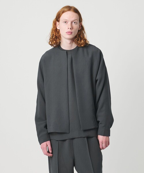 D.O UNITED ARROWS BY DAISUKE OBANA＞Ⅰ COL D/SL CREW JACKET 26SS