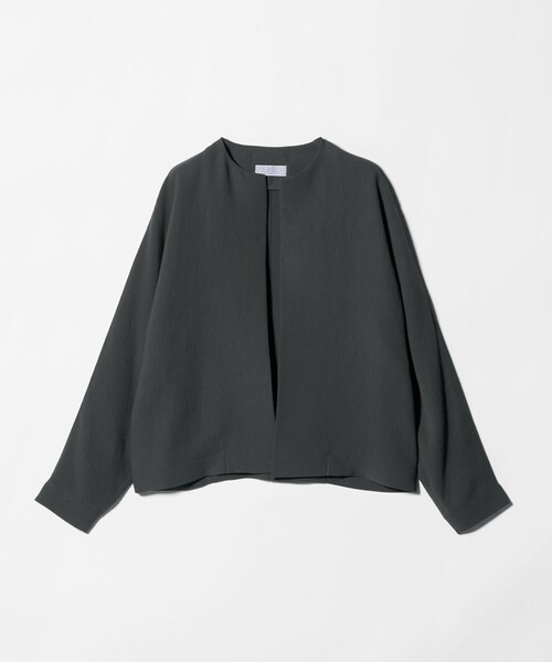 UNITED ARROWS & SONS（ユナイテッドアローズアンドサンズ）の「＜D.O UNITED ARROWS BY DAISUKE OBANA＞Ⅰ COL D/SL CREW JACKET 26SS/ジャケット（ノーカラージャケット・メンズ・グレー系・S/XL/M/L）」の7枚目の写真