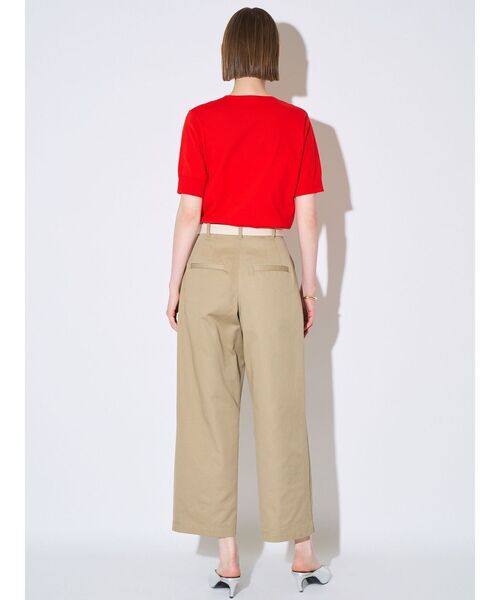 ELENDEEK(エレンディーク)の「ハーフスリーブTニット(ニット/セーター・レディース・ブルー/オフホワイト/レッド/ブラック・FREE)」の21枚目の写真