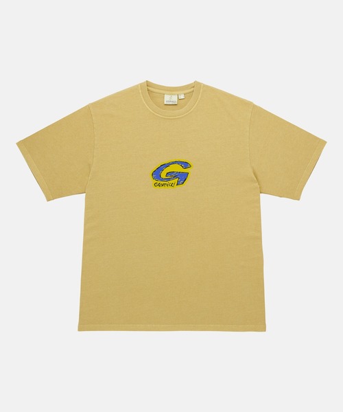 Gramicci（グラミチ）の「G-SCRIBBLE TEE PIGMENT DYED｜GスクリブルTシャツピグメントダイ（Tシャツ/カットソー・メンズ・イエロー/レッド/ナチュラル・S/M/L/XL/XXL）」の9枚目の写真