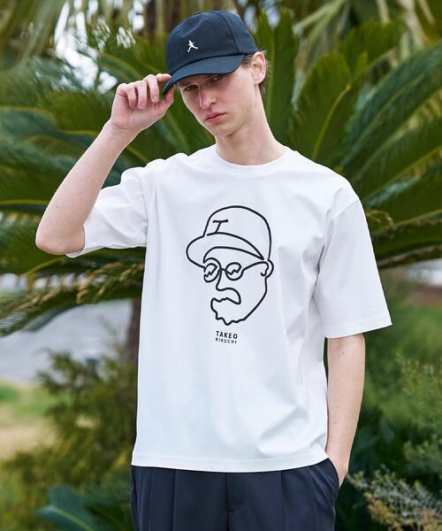 【BOWLER HAT LABEL】アイスクリアコットン ワンストローク 半袖Tシャツ