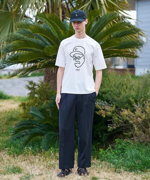 TAKEO KIKUCHI（タケオキクチ）の「【BOWLER HAT LABEL】アイスクリアコットン ワンストローク 半袖Tシャツ（Tシャツ/カットソー・メンズ・ブラック/ホワイト/ベージュ・02/04/03）」の12枚目の写真