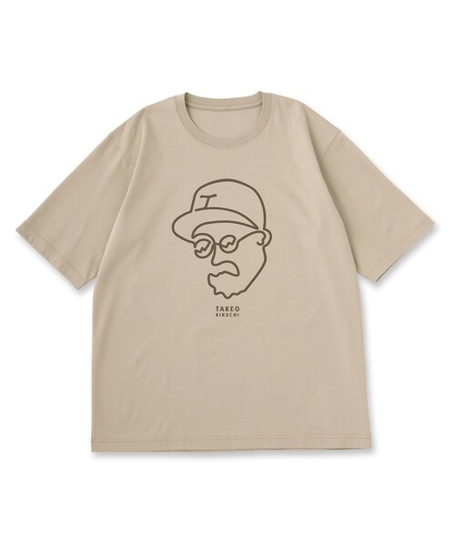 TAKEO KIKUCHI（タケオキクチ）の「【BOWLER HAT LABEL】アイスクリアコットン ワンストローク 半袖Tシャツ（Tシャツ/カットソー・メンズ・ブラック/ホワイト/ベージュ・02/04/03）」の13枚目の写真
