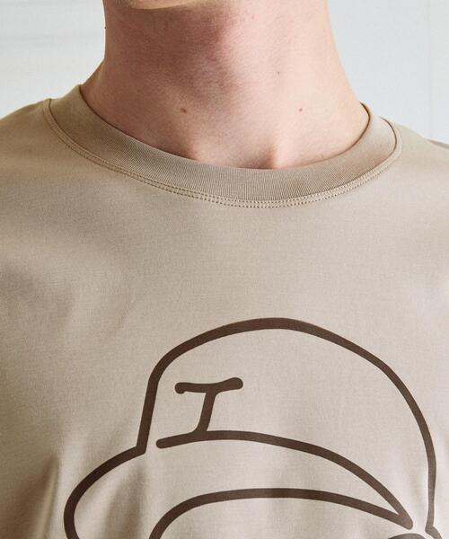 TAKEO KIKUCHI（タケオキクチ）の「【BOWLER HAT LABEL】アイスクリアコットン ワンストローク 半袖Tシャツ（Tシャツ/カットソー・メンズ・ブラック/ホワイト/ベージュ・02/04/03）」の17枚目の写真