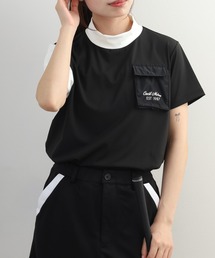 Outdoor Pocket Mock Neck Top アウトドア ポケット モックネック 半袖Tシャツ