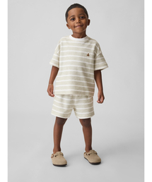 GAP（ギャップ）の「フレンチテリー ストライプ コーデセット (幼児・ベビー)（セットアップ）」