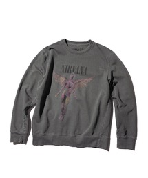 THRIFTY LOOK / スリフティールック PIGMENT "NIRVANA" CREW SWEAT ピグメントダイ ニルヴァーナ スウェット