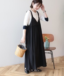 AMERICAN HOLIC | 【選べる丈】Vネックワンピース(ワンピース)