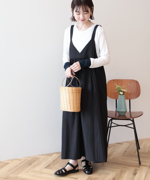 AMERICAN HOLIC(アメリカンホリック)の「【選べる丈】Vネックワンピース(ワンピース・レディース・カーキ/ブラック・L/M)」の20枚目の写真