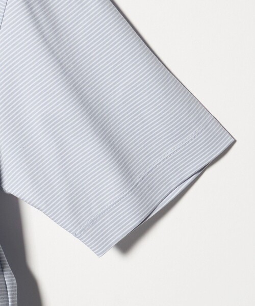 UNITED ARROWS(ユナイテッドアローズ)の「ポンチボーダー Tシャツ デオドラント 抗菌防臭 接触冷感(Tシャツ/カットソー・メンズ・ホワイト/ライトブルー/ブラック・S/L/M/XL)」の13枚目の写真