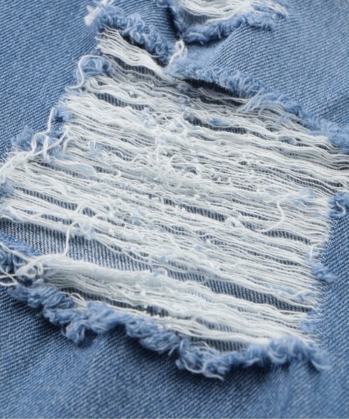 algy（アルジー）の「バックロゴワイドフレアパンツ（デニムパンツ・キッズ・グレー/サックスブルー・160/150/140/130）」の12枚目の写真