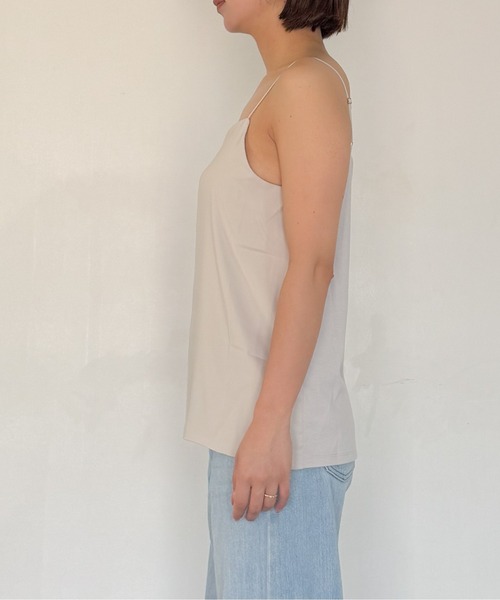Pqran(クラン)の「カップ付きキャミ(キャミソール・レディース・ベージュ/ブラウン・FREE)」の19枚目の写真